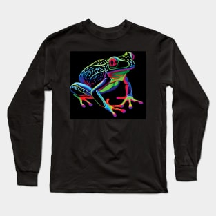 Neon Tree Frog Art Long Sleeve T-Shirt